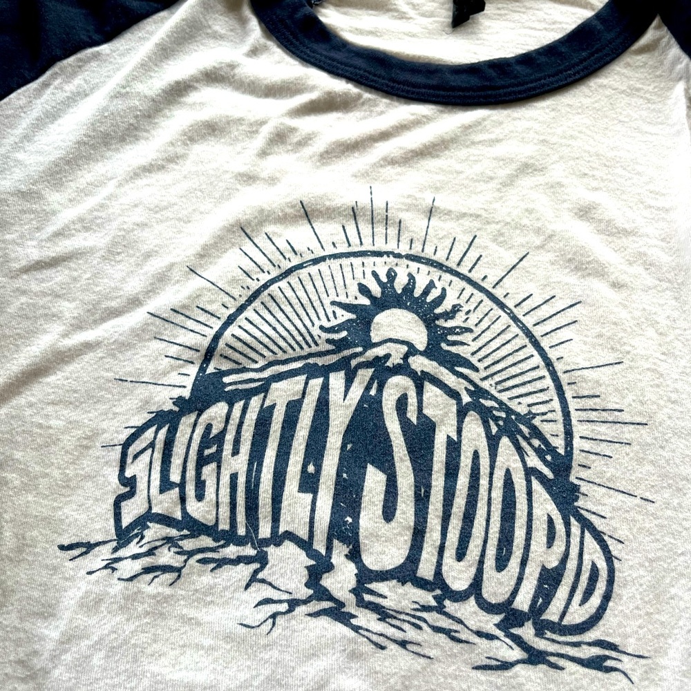 Slightly Stoopid Reggae Band Raglan Baseball T-Shirt L Merch Red Rocks Concert - Picture 5 of 6